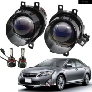 1ペア フォグランプ ビキセノンレンズカローラ/ヤリス/アベンシス/カムリ/RAV 4/プルイス/ ランドクルーザー プラド J150 H11 LED プロジェクターレンズ