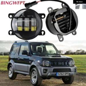 スズキ 2個 LED フォグランプ ライト グランドビターラスイフト 2 JT 2005-2015 ジムニー JB64 JB74 2018-20