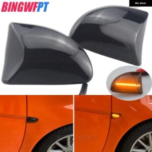 2個 スモークレンズアンバー LED ダイナミック サイドマーカー ライト ウィンカー ライトスマートフォーツー 451 MK1 MKII 2007-2015