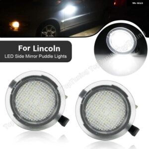 1ペア LED サイドアンダーミラー パドルライト リンカーン LS MKX MKT MKS MKZ ナビゲーター 2 ホワイトサイドミラー ライト