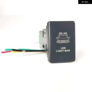 スズキ グリーン車 LED ライトバー電源オンオフスイッチ プッシュボタン ジムニー 2019-21 アクセサリー