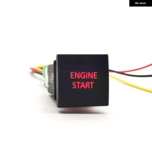 LED ライト エンジン スタートスイッチ プッシュボタン エンジン スタート再装着スイッチ VW ゴルフ 6 ジェッタ 5 キャディー EOS シロッコ 2006 - 2014