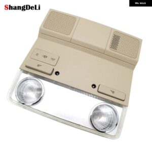 ベージュドームライトフロント天井ランプ読書灯 インテリア ルーフランプ VW ゴルフ 6 ゴルフ 5 パサート B6 2008 2009 2010