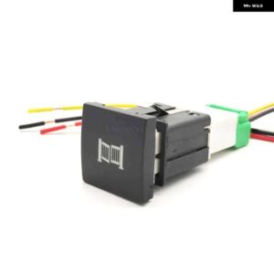 車赤色 LED 電源オンオフフェンスゲートバリアドアスイッチ プッシュボタン VW ゴルフ 6 ジェッタ 5 MK5 キャディー EOS シロッコ