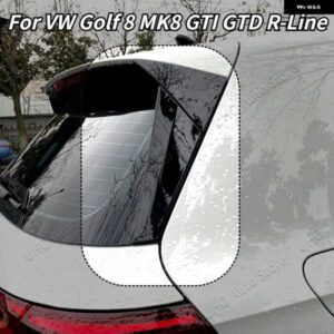 リアウィンドウサイドウイング トランク スポイラー カナード VW ゴルフ 8 MK8 GTI GTD TSI TDI カナードスプリッター 2020-23