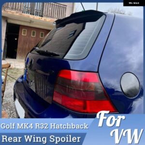 リアルーフリップスポイラー スポイラー ABS プラスチック 黒テール翼装飾 VW ゴルフ 4 MK4 R32 ハッチバック 1999-2006