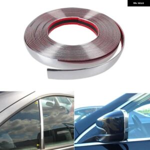 15メートル 車クロームスタイリング装飾モールドトリムストリップ テープ自動 DIY ステッカー 6MM 8MM 10MM 12MM 15MM 20MM 30MM
