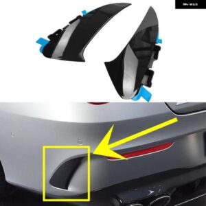 メルセデス CLA CLASS C/X118 CLA35 CLA45 CLA180 CLA200 CLA250 AMG 2020+ カースタイリングリアバンパー スポイラー サイドカナードスプリッター