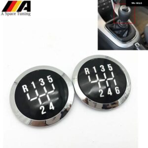 5/6スピード ブラックギア シフトノブ キャップエンブレムバッジカバー レバーシフター ペンキャップクルーズ 2008/12/01