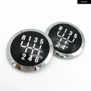 5/6スピード カースタイリングギア シフトノブ キャップエンブレムバッジカバー レバースティックペンクルーズ 2008/12/01