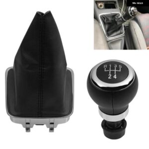 5/6スピード VW ティグアン 5N 39387 ギアスティック シフト ノブ PU レザー ブーツ カバー 襟カー スタイリング アクセサリー