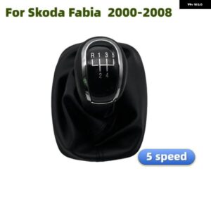 5/6スピード ギアスティック シフト ノブレザー ブーツ シュコダ ファビア 36739