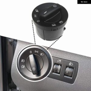 カーアクセサリー HEADIGHT ヘッドライト フォグランプ スイッチ 1K0941431Q VW ゴルフ MK5 キャディージェッタトゥーラン パサート EOS 1K0 941 431Q