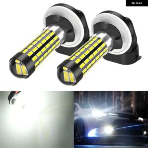 2個 H27 881 2400LM ヘッドライト LED 3014 78SMD 超高輝度 6000 K ホワイト フォグランプ 車 12V デイタイム ランニングライト 電球
