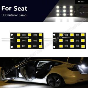 2個 シート ATECA レオン イビサ/ST トレド 2013-2019 ホワイト/ブルー/レッド LED カーテシ ドア ライト足元ライト トランク ランプ