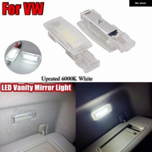 VW ゴルフ 4 5 6 7 パサート CC B5 B6 B7 ポロ ティグアン シロッコ ジェッタ トゥーラン LED インテリア サンバイザー バニティ ミラー ランプ 読書灯
