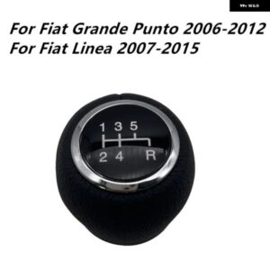 5スピード ギア シフト ノブフィアットグランデプント 2006-2012 フィアットリネア 2007-2015 ギア シフト シフター レバー スティックペンヘッドボール