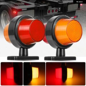 LED マーカーライト 12V 24V 両面クリアランスライト ウィンカーライトハザードテールランプ トラック トレーラー トラック ピックアップ RV