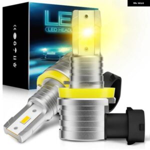 AILEO LED H11 3000K ライト 50000LM フォグライト 車 H7 H4 LED ヘッドライト 電球 H9 H8 9005 HB3 9006 HB4 6500K 超高輝度ファンレス