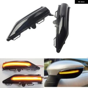 2個 ダイナミックウィンカー サイドミラー ウインカー インジケーター シーケンシャル FITFORD FIESTA MK8 2019+