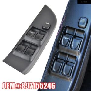 897155246 897111-4850 LHD フロント 左ハンドル 用席側マスターパワーウィンドウ コントロール スイッチ パネル いすゞ TFR/TFS 1999-2009 カーパーツ