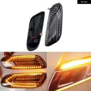2個 ダイナミック LED フェンダー マーカーライト サイドマーカーランプ インジケーター ウィンカーライトミニクーパー F55 F56 F57