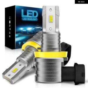 2個 H7 H11 LED ライト 電球 CANBUS H8 H9 HB3 9005 HB4 9006 CSP チップホワイト超高輝度 フォグランプ 車 3000K 6000K 4000LM 40W