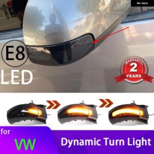 ダイナミックウインカー VW トゥーラン 1T1 1T2 37865 LED ウィンカーライトサイドランプリアミラー インジケーター
