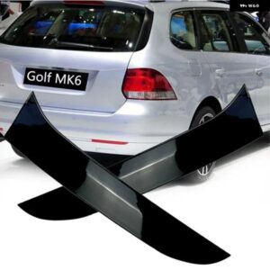 VW ゴルフ 6 MK6 バリアントワゴンリアウィンドウサイド スポイラー スプリッター カナード スポイラー スプリッター 装飾 アクセサリー 2009-2012