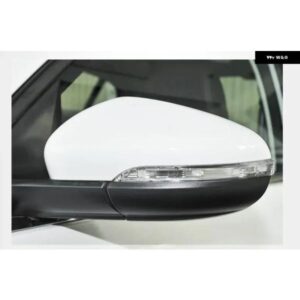 ベストホワイトサイドミラー カバー キャップ VW ゴルフ MK6 6 VI GTI R20 バックビュー交換右左自動車 ハウジング