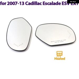 加熱サイドミラー ガラスレンズ ドア ウイング リアビューミラー ガラス 2007-2013 キャデラック エスカレード ESV EXT アクセサリー