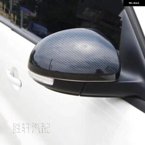 サイド ウイング ミラー キャップカバー VW ティグアン MK1 シャラン シュコダ イエティ カーボンルック 2009-15 交換用