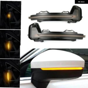 LED ダイナミックサイドマーカー ウィンカーライト流水ウインカー VW ティグアン MK2 2017-2018 VW トゥアレグ MK3 2019