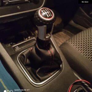 MT 5 6スピード ギア シフト ノブシフター レバー ゲートル ブーツ カバー カラー VW ゴルフ 5 ラビットジェッタ MK5 2004-2009 ゴルフ 6 ジェッタ MK6