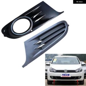自動フロントバンパー フォグライト ランプ フレーム グリル VW ゴルフ MK6 VI 40148 5K0853665 5K0853666