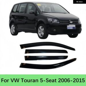 VW トゥーラン 5 シート 2006-2015 カー スタイリング アクセサリーウィンドウバイザー ディフレクター ウェザーシールド日雨 ディフレクター ガードカバー
