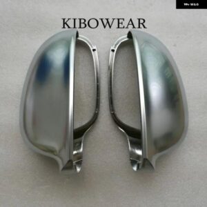マットクロームサイドミラー カバー VW ゴルフ MK5 GTI 5 パサート B6 ジェッタ MK5 R36 R32 ゴルフ プラスバリアントカラーキャップドア ウイング