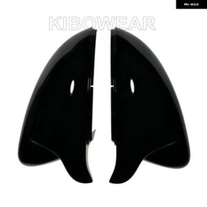 ブラックバットホーンサイドミラー キャップ VW ゴルフ 7 MK7 7.5 GTD R GTI GTE VII ウイング カバー バリアント ALLTRACK SPORTSWAGEN 2013 2019