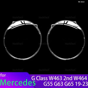 メルセデス Gクラス W463 2ND W464 G55 G63 G65 2019-2023 ヘッドランプ シェルマスクク リアランプ シェード フロント ヘッドライト カバー