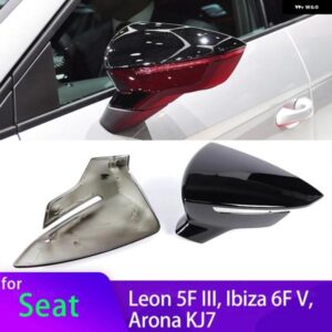 バックミラー カバー キャップ カーボン/ブラック セアト レオン ライオン 5F III ST FR キュプラ イビサ 6F V KJ1 アロナ KJ7