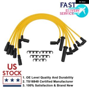 8MM スパークプラグ ワイヤーセットブレザー S10 ジミーサバナエクスプレス V6 4.3L 1996-2007GMC 高性能カーアクセサリー