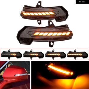ダイナミック LED ウィンカーライトサイドミラー インジケーター シーケンシャル ウインカーランプ キャデラック XT4 XT5 XT6 2019-22
