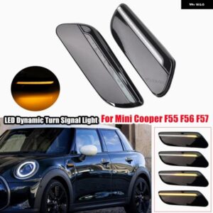 フロント LED ダイナミックサイドマーカーシーケンシャルライト ウィンカーランプ ミニクーパー F55 F56 F57 LCI2 63137298347 63137298348