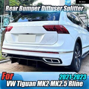 5 フィンリアバンパー ディフューザー スポイラー スプリッター ディフューザー VW ティグアン L MK2.5 スタンダード/ティグアン L MK2 MK2.5 R ライン