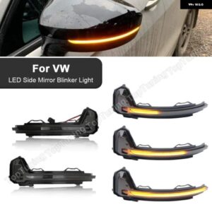 2個 ダイナミック LED サイドミラー ライト VW ティグアン 2016-24 サイドミラー ウィンカーライト