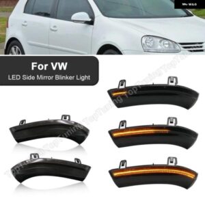 2個 ダイナミック LED サイドミラー ウインカーライト インジケータ ウィンカーランプ VW ゴルフ 5 6 GTI ジェッタ MK5 パサート B6 シャラン EOS ウサギ