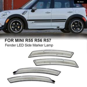 アンバー /レッド フル LED フロント リア フェンダー サイド マーカー ライト MINI クーパー R55 R56 R57 R58 R59 R60 R61 ウィンカー ランプ