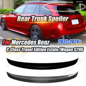 リアルーフ スポイラー テールウィング トランク ブーツ リップ メルセデス Cクラス S206 ワゴン/トラベルエディションエステート ハッチバック AMG