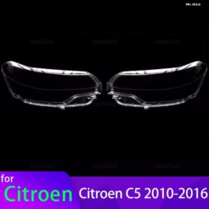 シトロエン C5 2010-16 クリアガラスランプ ヘッドランプ カバー ヘッドライト カバー シェル交換ランプシェード