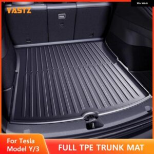 一体型 トランク マット モデルY 2021-2024 モデル3 2024 2025 リアフロント全ウェザー型 防水 車内ライナー パッド